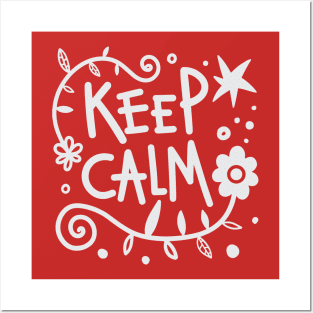 Keep calm life quote Posters and Art